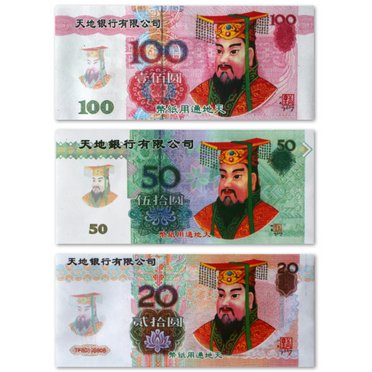 Set Joss Paper Ghost Spirit Money Made Burnt Offerings Common Stock Photo  by ©supawitsre 295270572